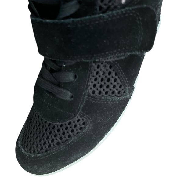 ASH Bowie Mesh Wedge Black Shoes Size 36 - Picture 6 of 15